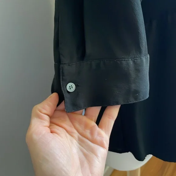 J Crew Silk Button Down Blouse - Picture 3 of 8